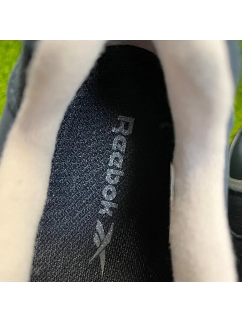 Reebok Leelap Retro Womens Size 7.5 Navy Blue Steel Toe Work Jogger Shoes